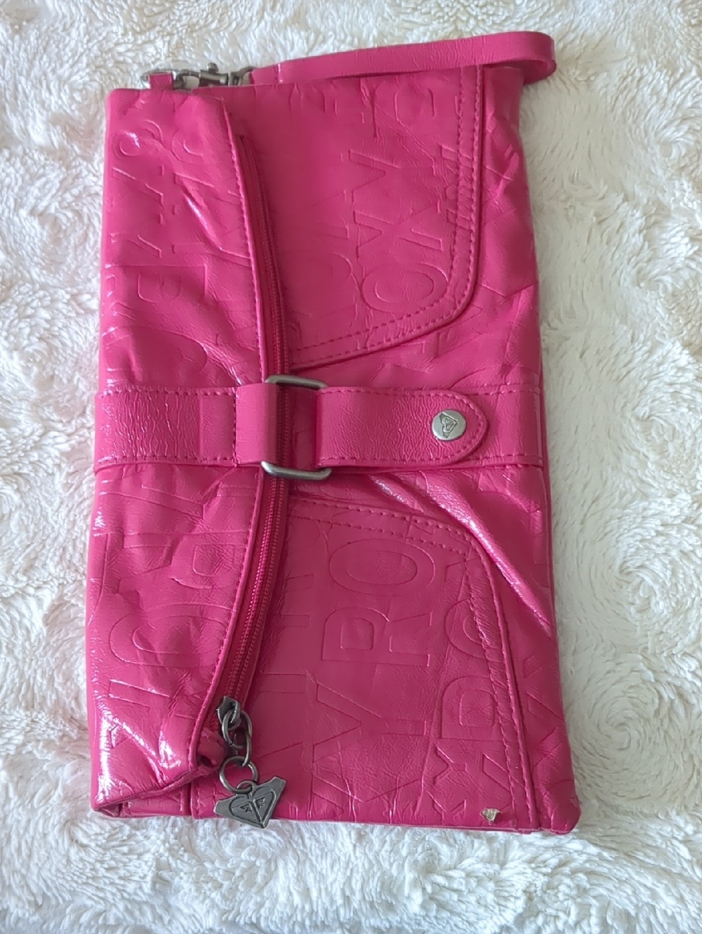Roxy Pink Wristlet Clutch